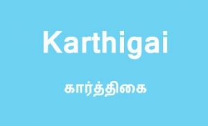 Karthigai month Tamil calendar special
