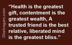 Quotes of Buddha on Health