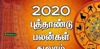 2020 New year rasi palan Thulam