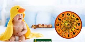 Tamil baby names aayilyam
