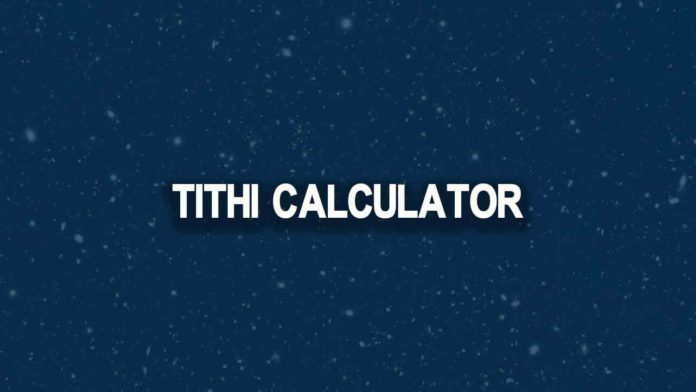 Tithi calendar