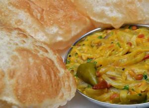 poori-onion-masala