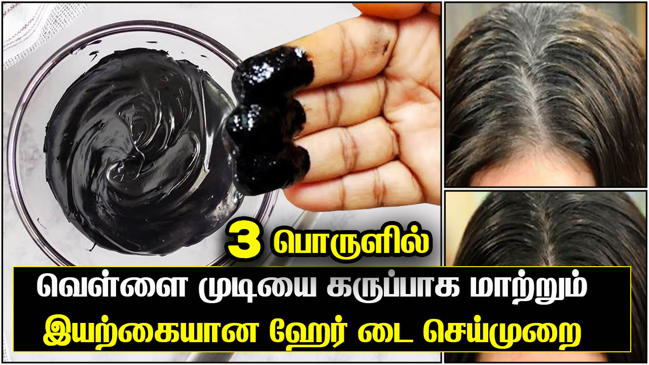 நர மட மறய படரட இயறக ஹர ட  Natural Hair dye in Tamil