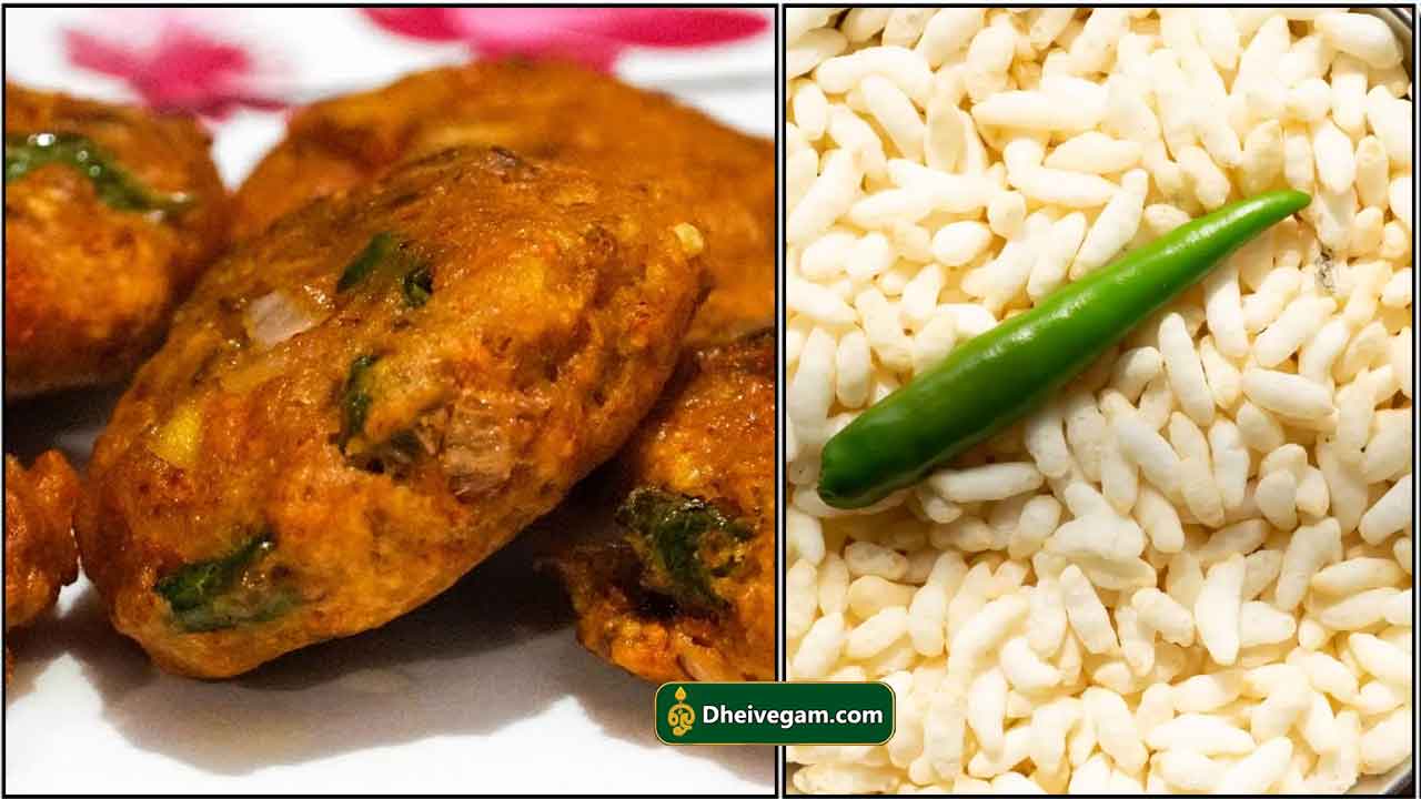 ஐந்து நிமிடத்தில் ஆயுத பூஜைக்கு வாங்கிய பொரியை வைத்து அசத்தலான வடை