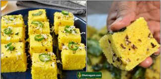 நார்த் இந்தியன் ஸ்டைல, நம்ம ஊர்ல, நம்ம வீட்ல டக்குனு ஒரு டோக்ளா செய்யலாம் வாங்க. dhokla