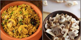 மஸ்ரூம் பிரியாணியை குக்கரில் கொஞ்சம் கூட குழையாமல் உதிரி உதிரியா சூப்பரா செய்யறதுன்னு எப்படின்னு நிறைய டிப்ஸ்யுடன் தெரிஞ்சுக்கலாம் வாங்க. Mushroom Briyani