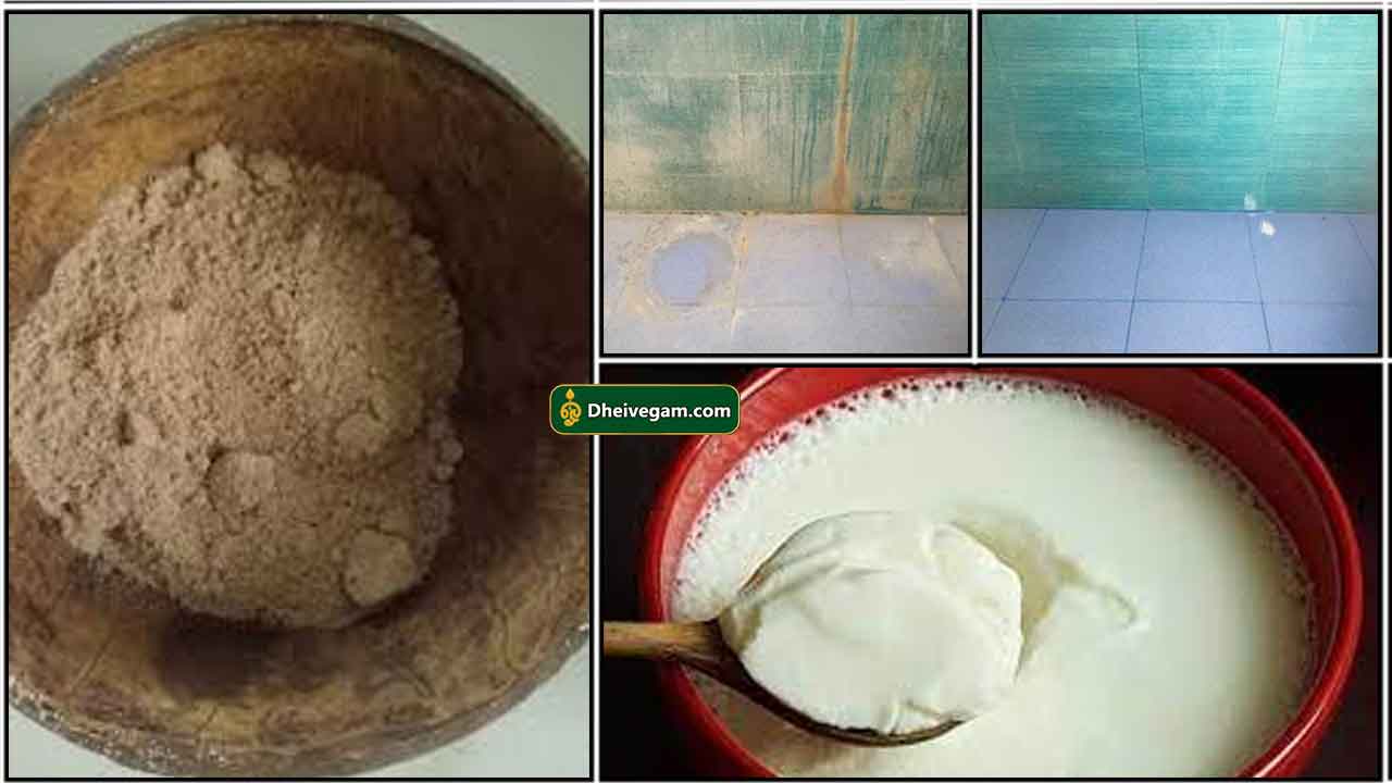 பாத்ரூம் உப்பு கறை நீங்க Bathroom tiles cleaning Tamil