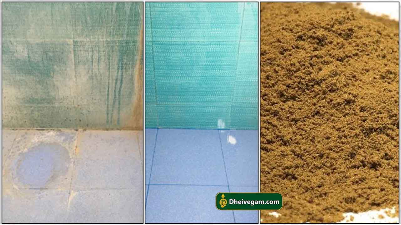 பாத்ரூமில் 10 வருஷமா போகாத உப்பு கறையை வெறும் பத்தே ரூபாய் செலவில், 10 ...