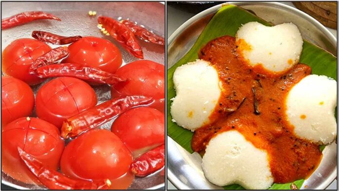 boiled tomato chutney