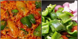 onion capsicum gravy