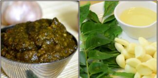garlic curry leaves chutney