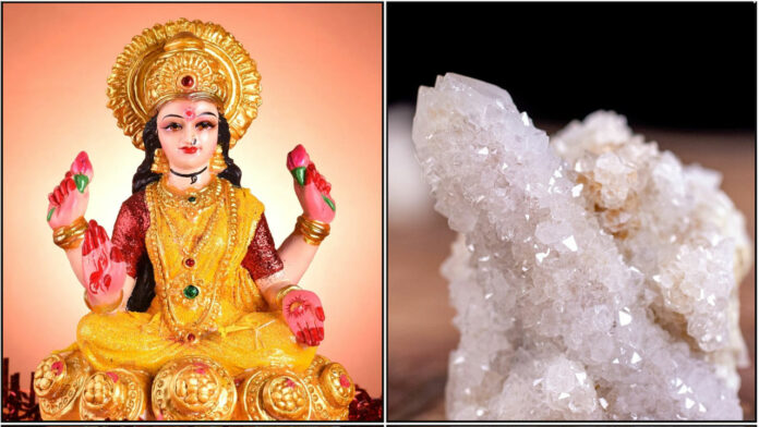 mahalaskhmi white crystal