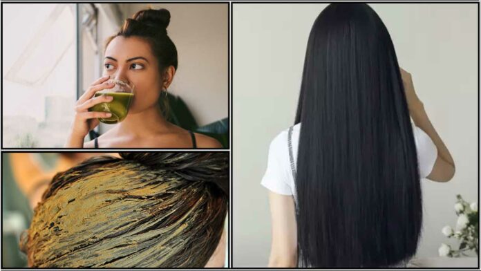 tea hair pack long hair