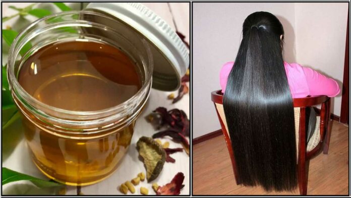 oil long hair