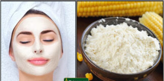 cornflour face pack