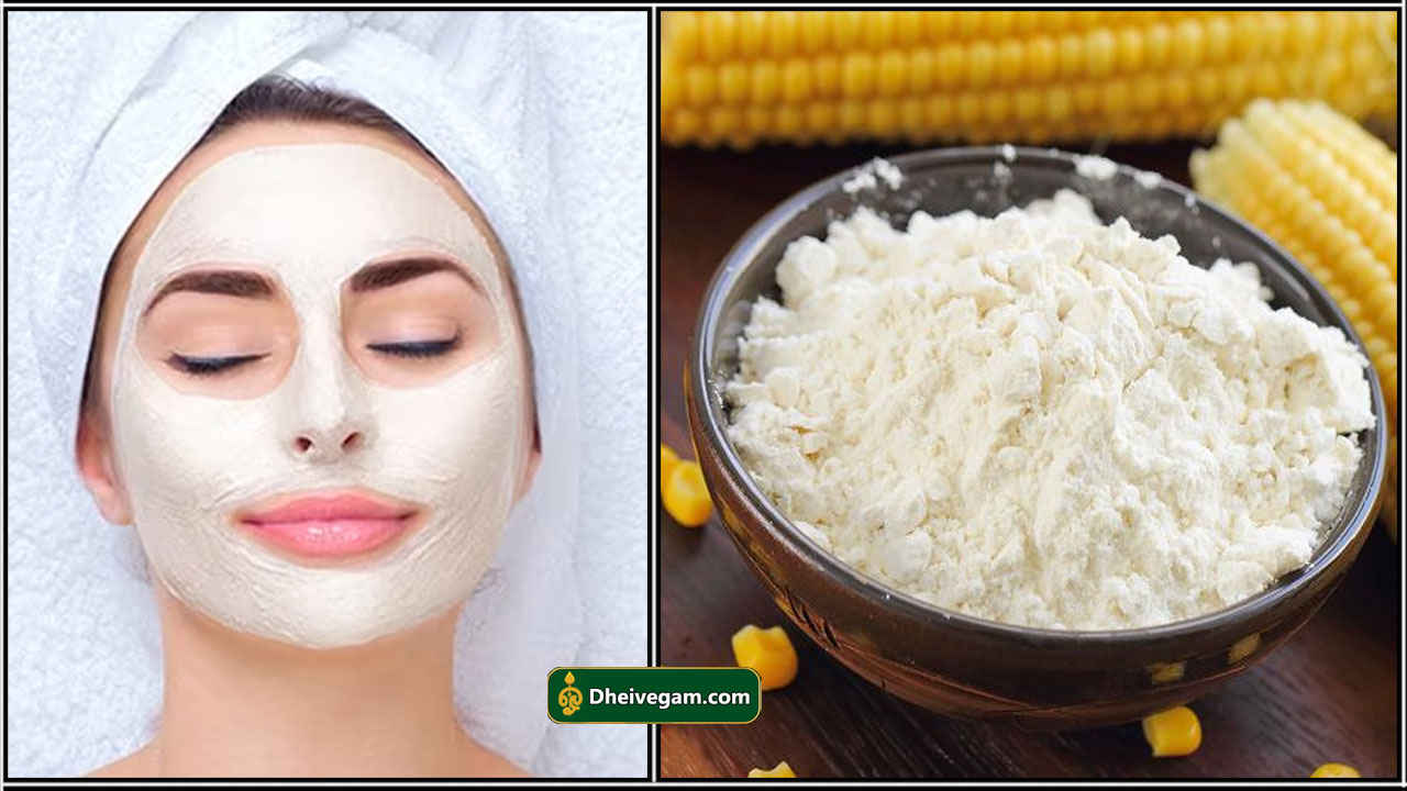 சோள மாவு ஃபேஸ் பேக் corn flour face pack