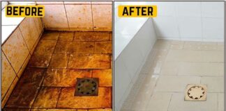 salt stain bathroom tiles