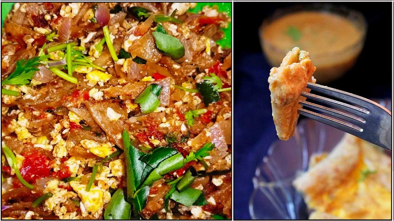 egg kothu chappathi recipe