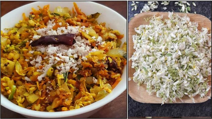 murngai poo poriyal recipe