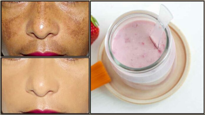 strawberry face pack