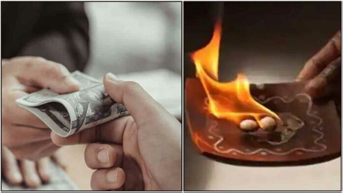hand cash fire
