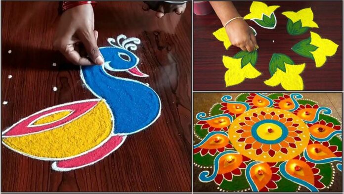 colour kolam