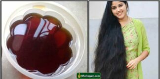 தலை முடிக்கு டீ டிகாஷன் tea water