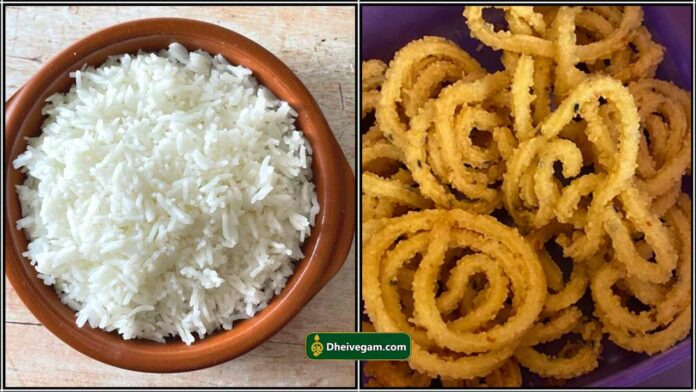 leftover rice murukku