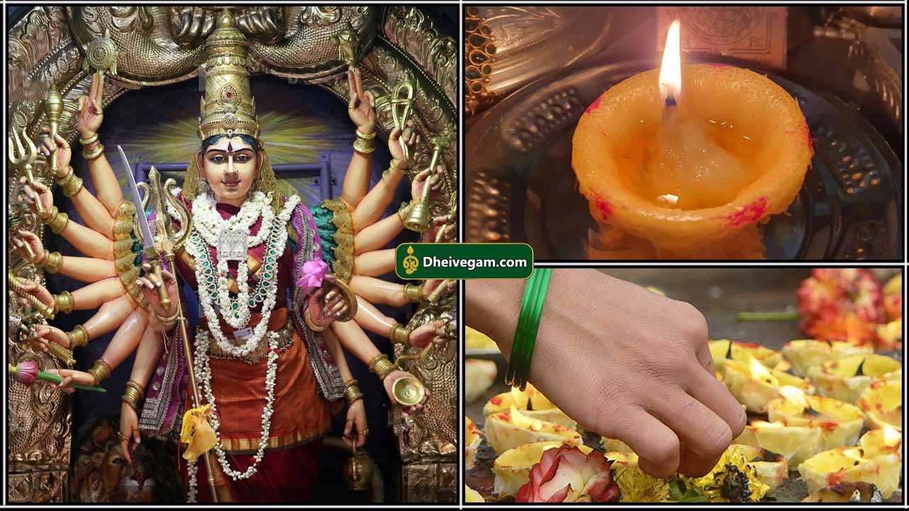 durgai lemon deepam