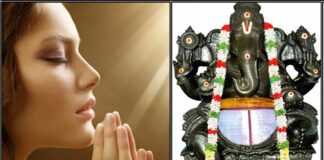 praying vinayagar