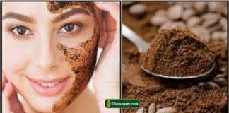 coffee face pack