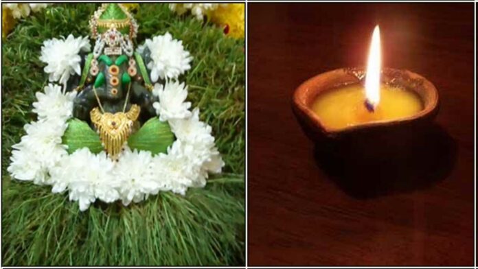 arugampul vinayagar nei vilakku