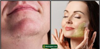 unwanted hair face pack