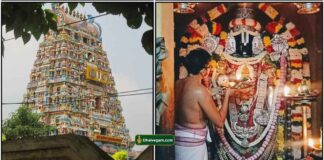 சென்னையில் பழமையான திருப்பதி சென்ற பலன் அருளும் திருக்கோவில். gopuram-perumal