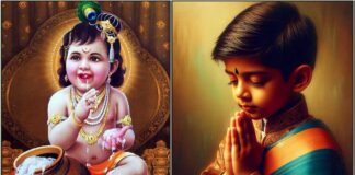 krishnan child pray