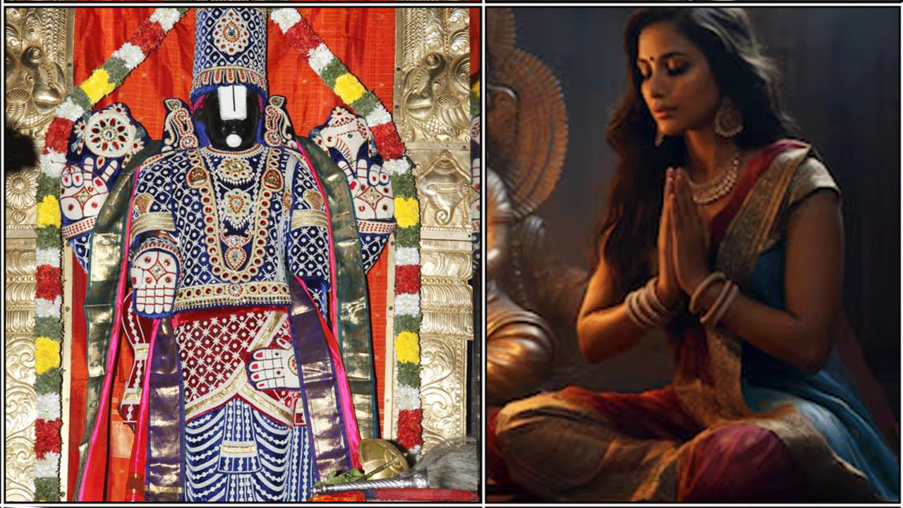 perumal praying lady