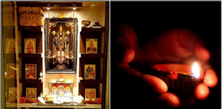 pooja room dheepam