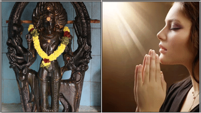 bairavar praying