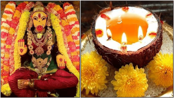 varahi coconut dheepam