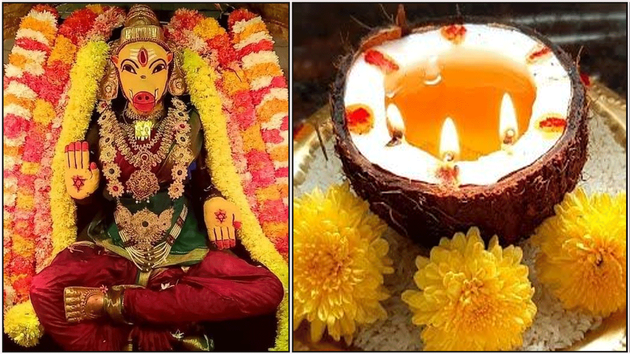 varahi coconut dheepam