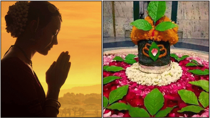 praying shivan