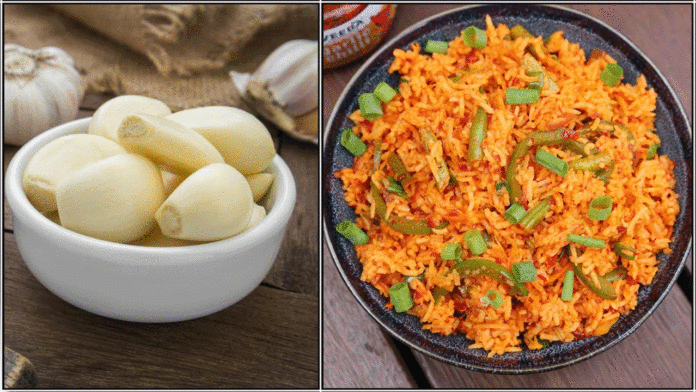 garlic chilli rice