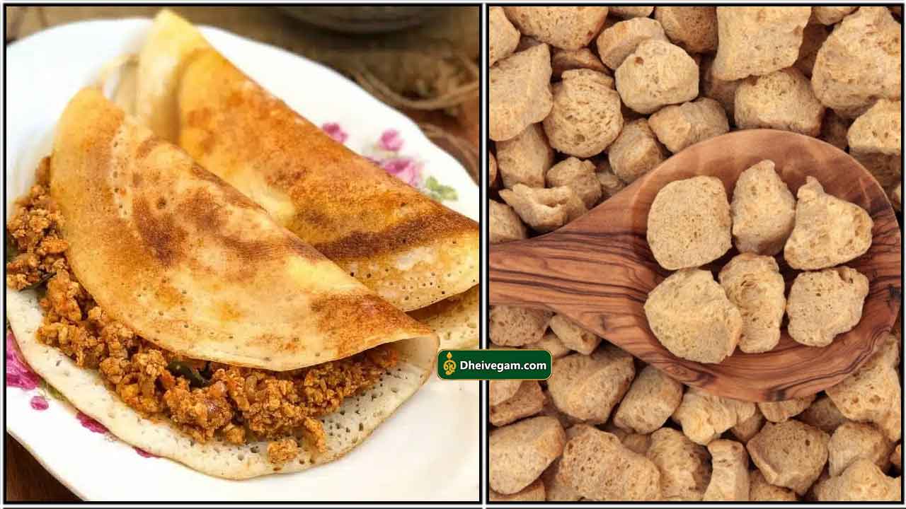 சோயா கீமா தோசை