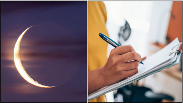 moon writing