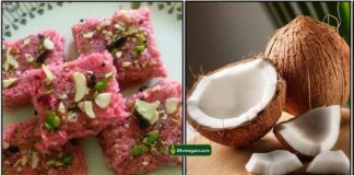 rose-pista-coconut-burfi