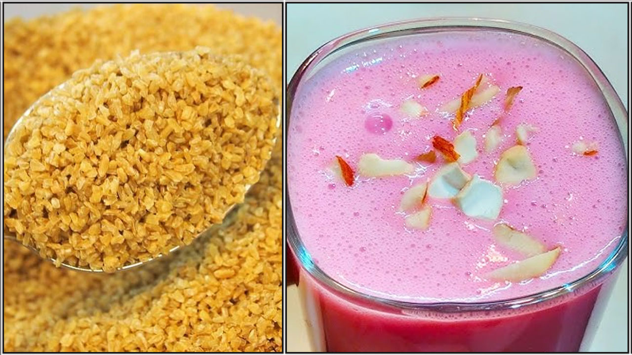 கோதுமை ரவை ஹெல்த் ட்ரிங்க் செய்யும் முறை