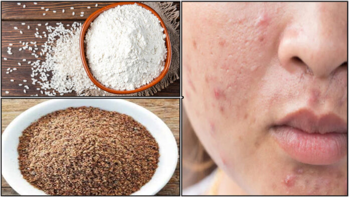 rice flour powder face