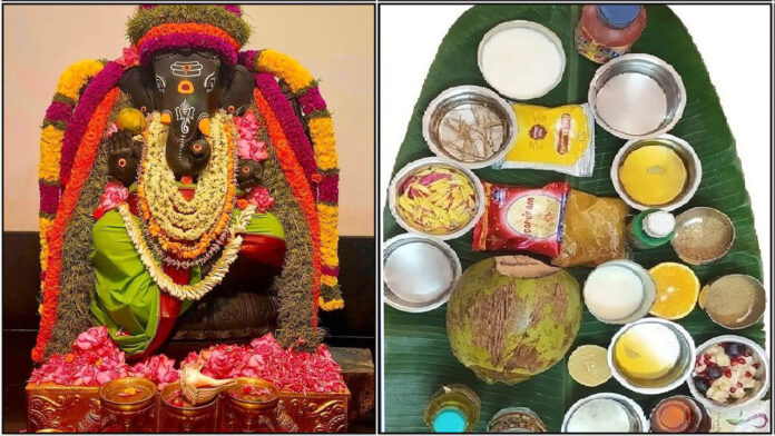 vinayagar abishekam things