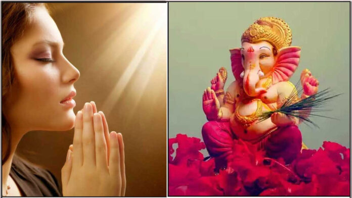 praying vinayagar